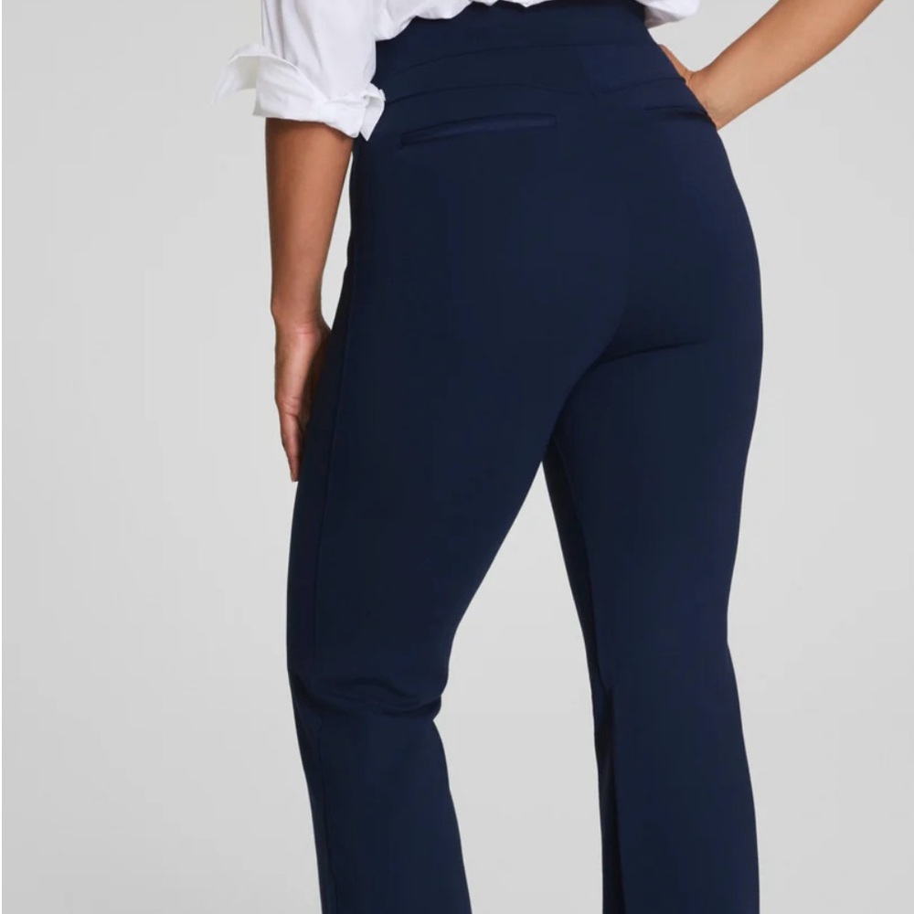 SPANX Pointe Flare pant in navy - Picture 3 of 4